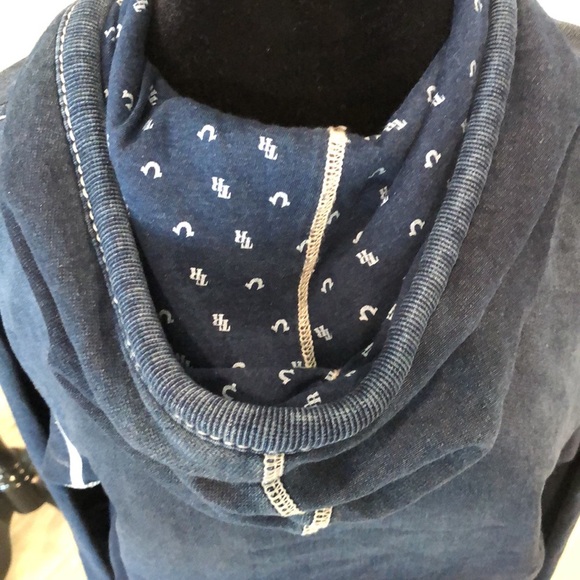 True Religion distressed blue hoodie - Picture 2 of 5